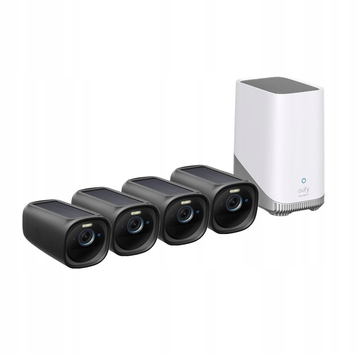 Zestaw 4 kamer Eufycam 3 S330 Czarne 4K 4 1