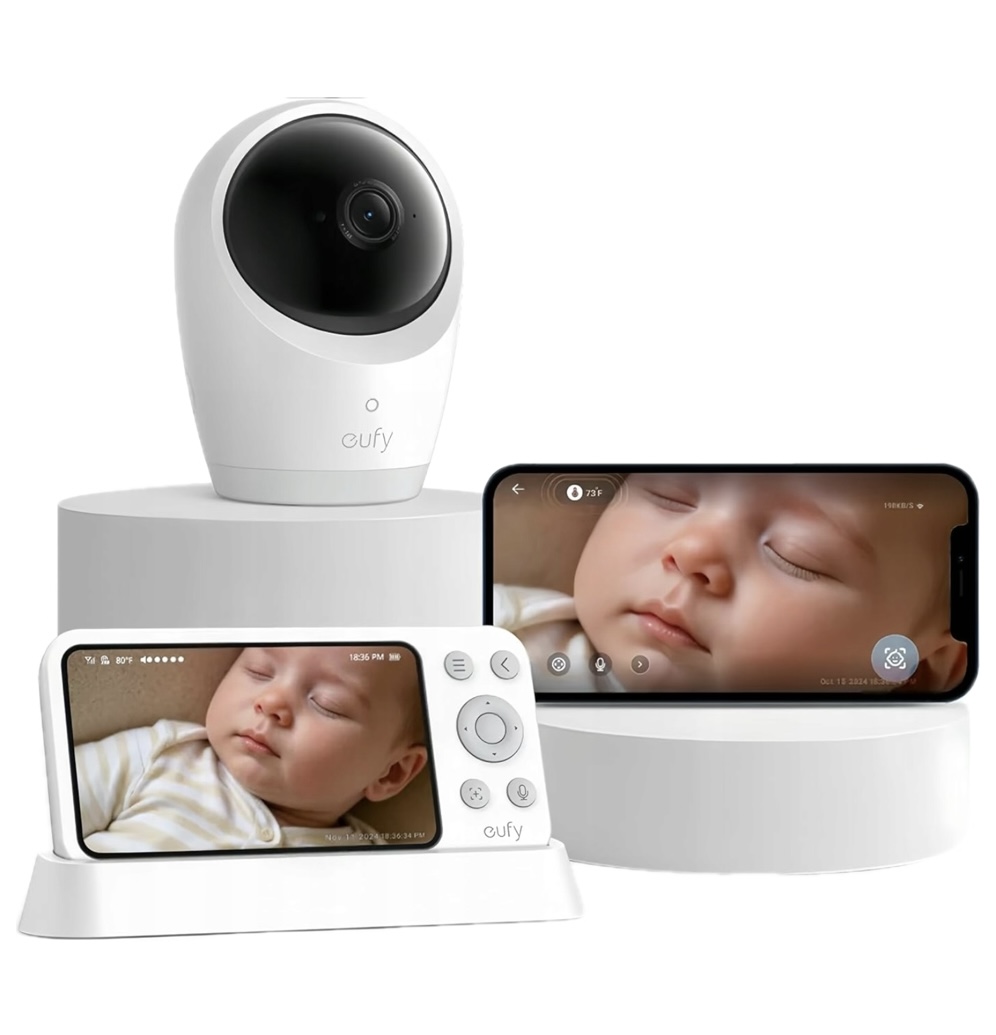  Eletroniczna niania Eufy E21 4K z wyświetlaczem 5 cali 720p