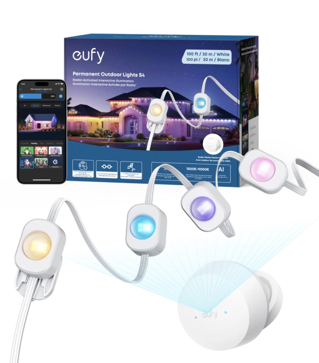 Zewnętrzne oświetlenie LED Eufy S4 30m RGBWW