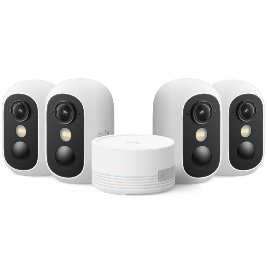 Zestaw 4-kamer zewnętrznych Eufy Eufycam C35 Full HD