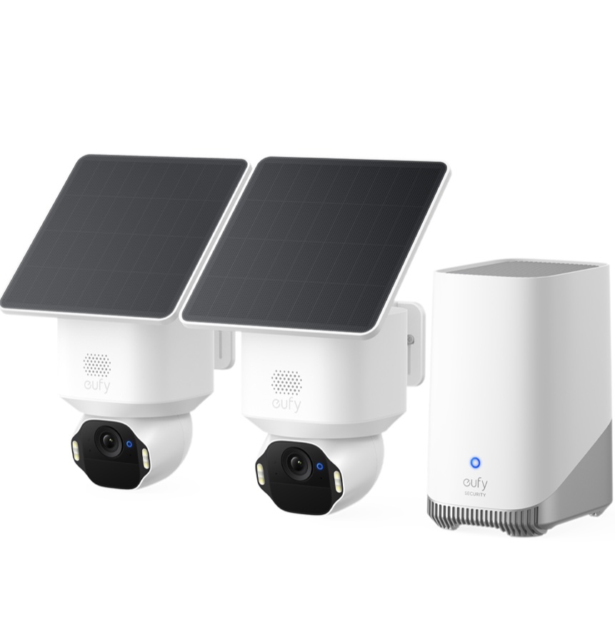 Zestaw 2 kamer zewnętrznych obrotowych Eufy Solocam E42 4K