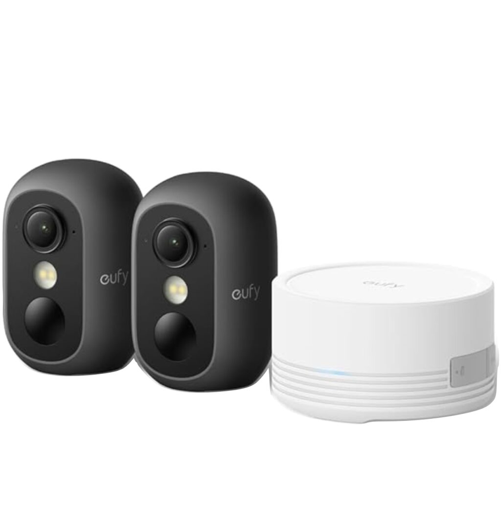 Zestaw 2-kamer zewnętrznych Eufy Eufycam C35 Full HD Czarne