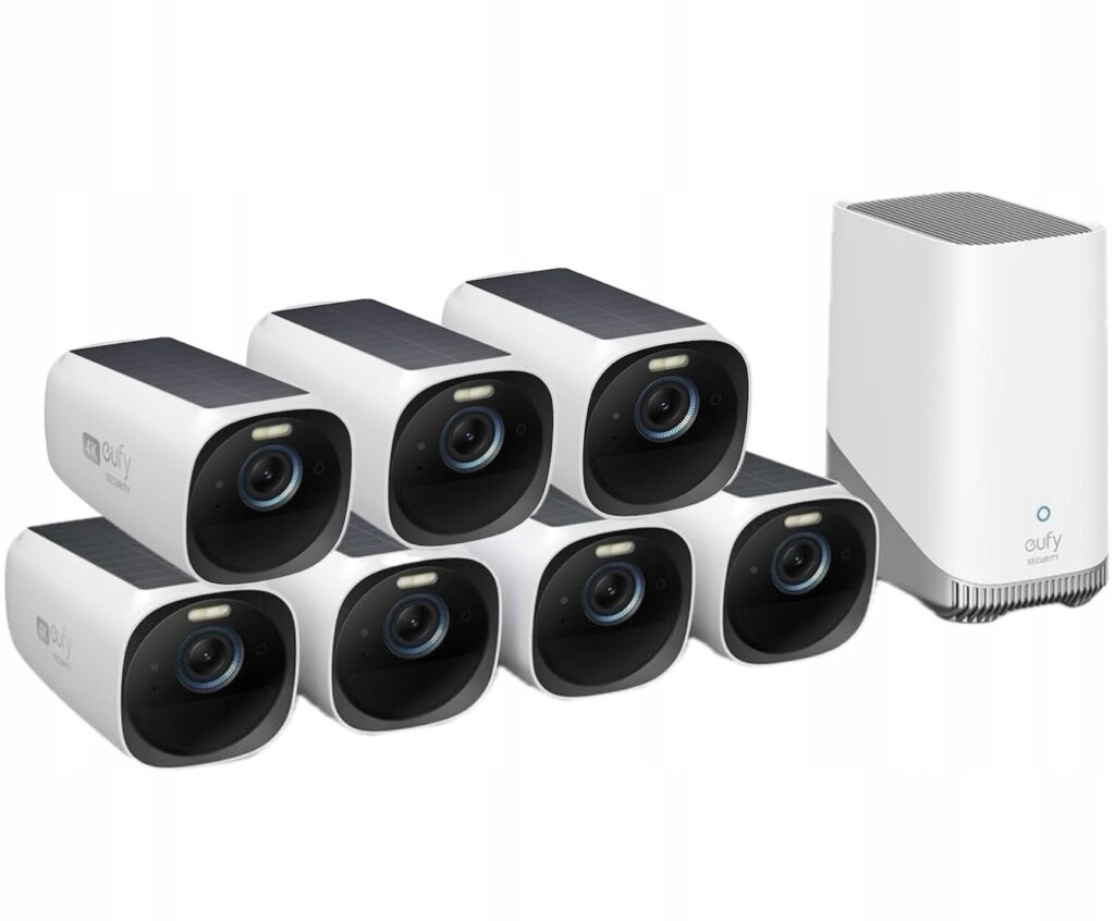 Zestaw 7-kamer zewnętrznych Eufycam 3 S330 4K (7 + 1)