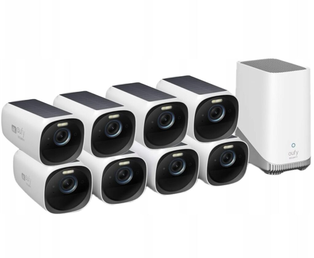 Zestaw 8-kamer zewnętrznych Eufycam 3  S330 4K (8 + 1)
