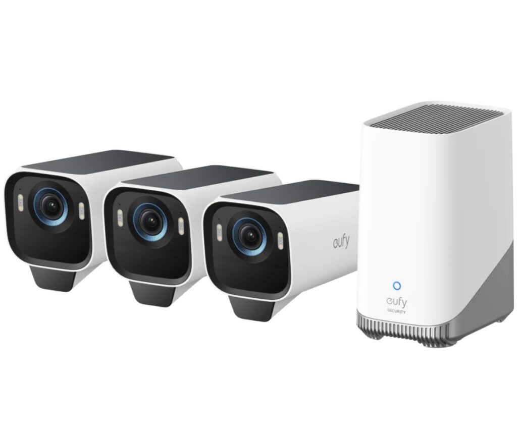 Zestaw 3-kamer zewnętrznych Eufy Eufycam S3 Pro 4K MaxColor