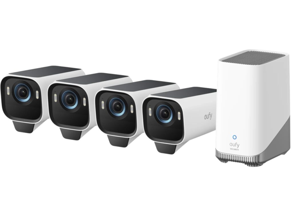 Zestaw 4-kamer zewnętrznych Eufy Eufycam S3 Pro 4K MaxColor