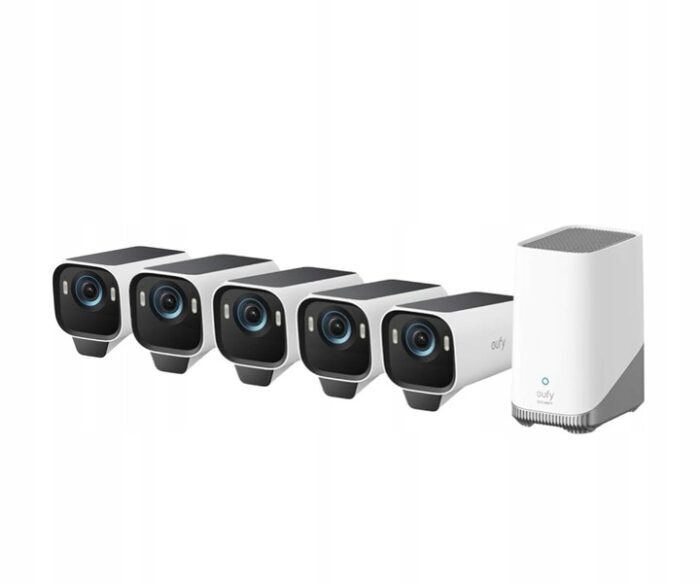 Zestaw 5-kamer zewnętrznych Eufy Eufycam S3 Pro 4K MaxColor