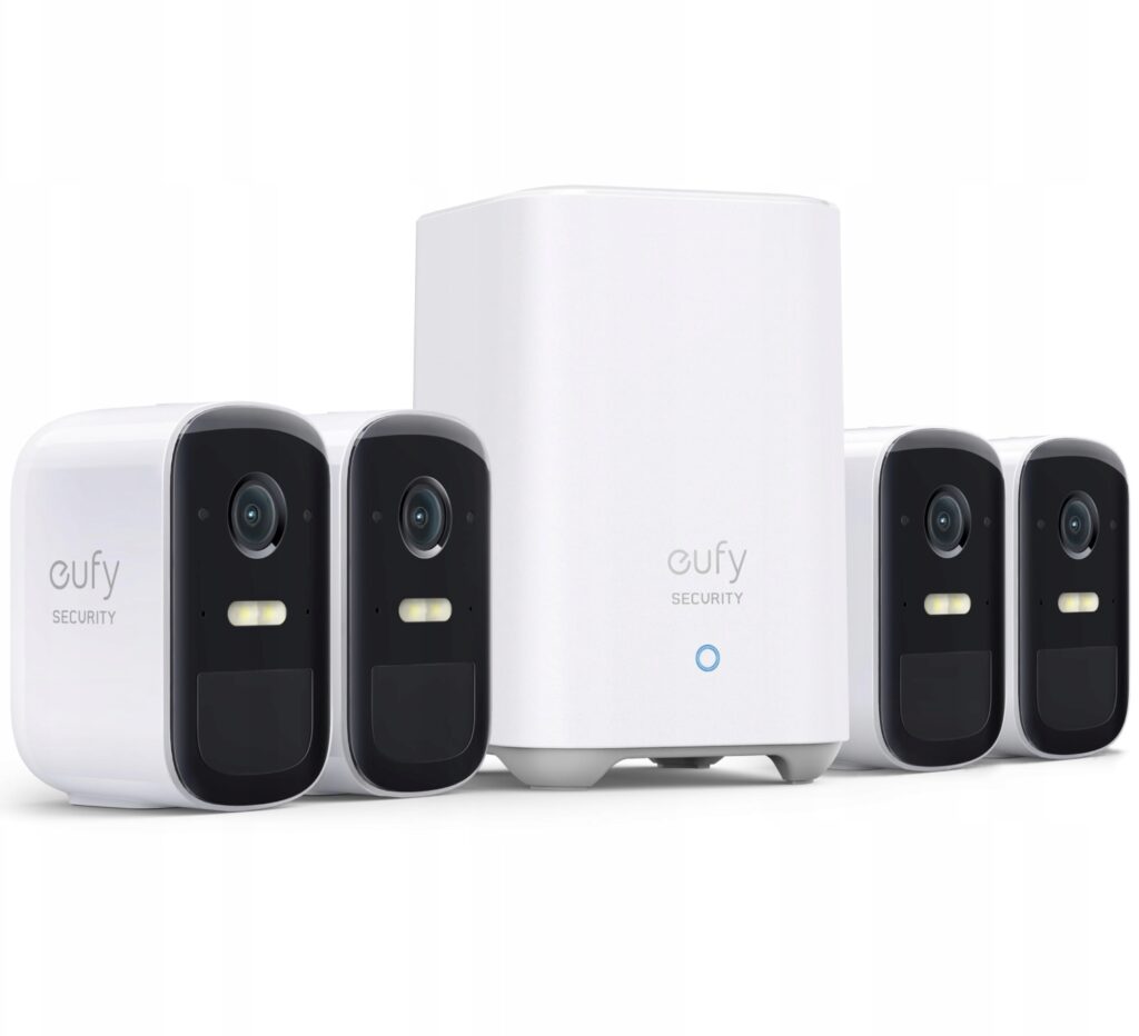 Zestaw 4-kamer zewnętrznych Eufy Eufycam 2C Full HD