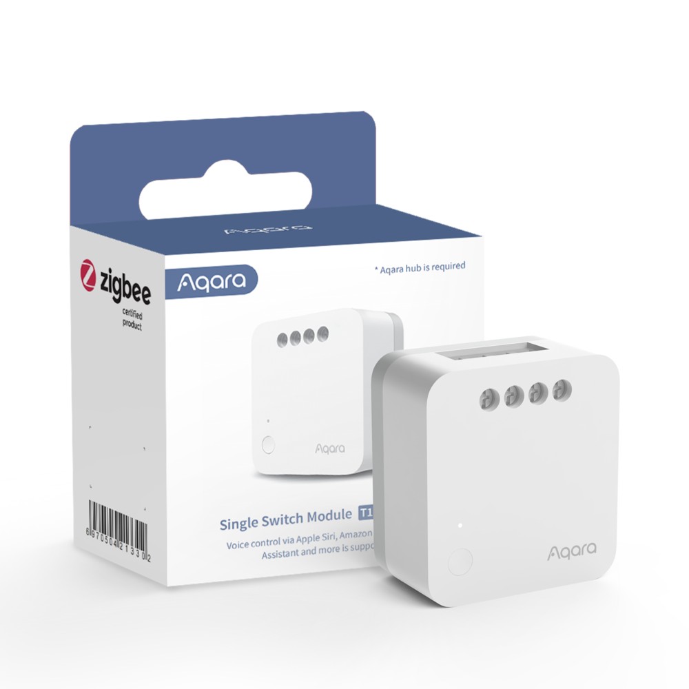 Aqara Single Switch Module T1 Przełącznik bez Neutralnego, Zigbee, SSM-U02