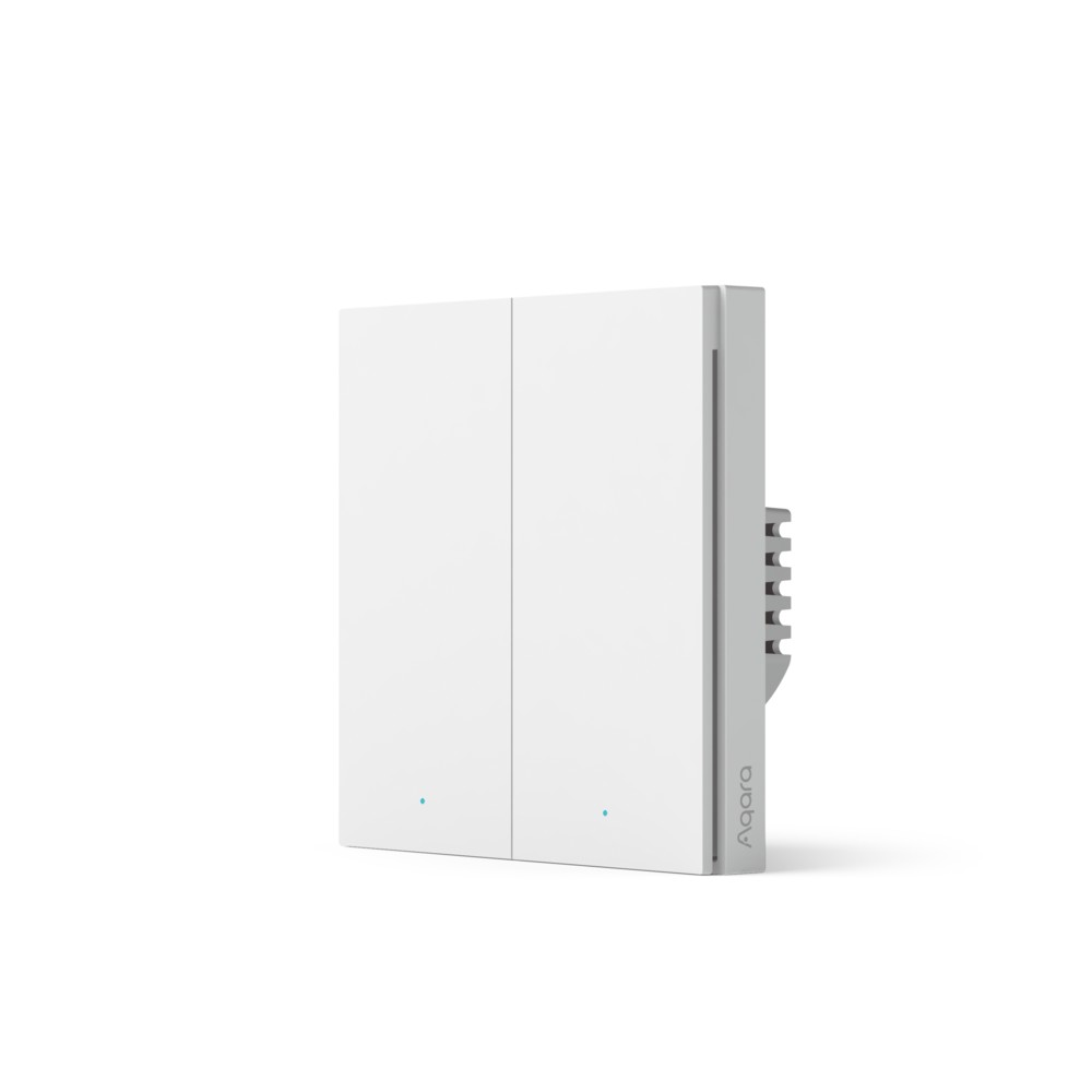 Aqara Wall Double Switch Przełącznik bez Neutralnego, Zigbee WS-EUK02 6 330874 158974