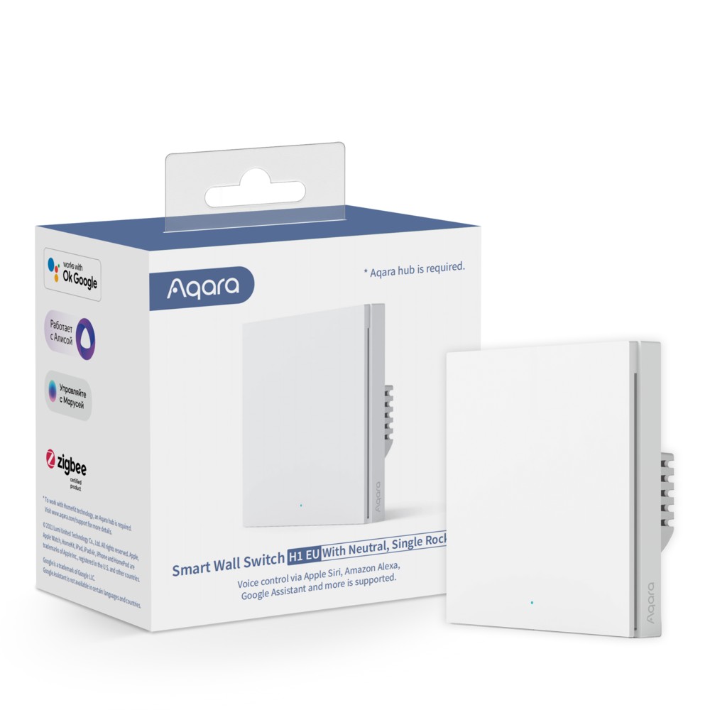 Aqara Wall Single Switch Przełącznik pojedynczy z neutralnym
