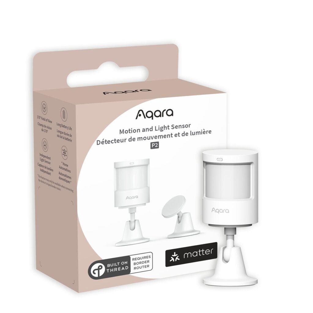 Aqara  Czujnik światła i ruchu P2 Thread, Bluetooth