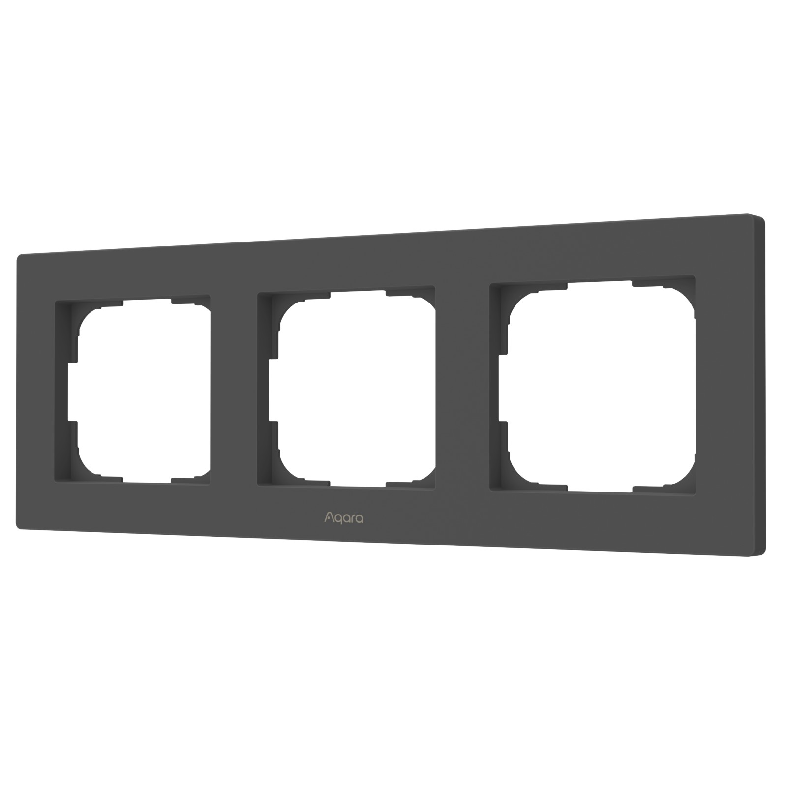 Aqara Switch Frame H2 EU (3-gang) Szara Ramka do przełącznika H2 potrójna 1 Aqara Switch Frame H2 (3-gang) Szara Ramka do przełącznika H2 potrójna