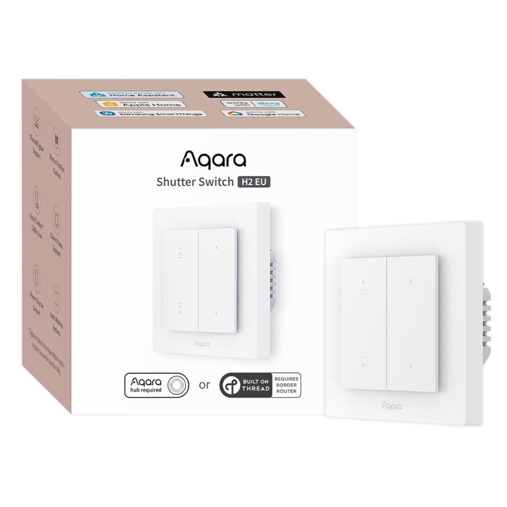 Aqara Shutter Switch Przełącznik do rolet Thread, Bluetooth, Zigbee, Matter