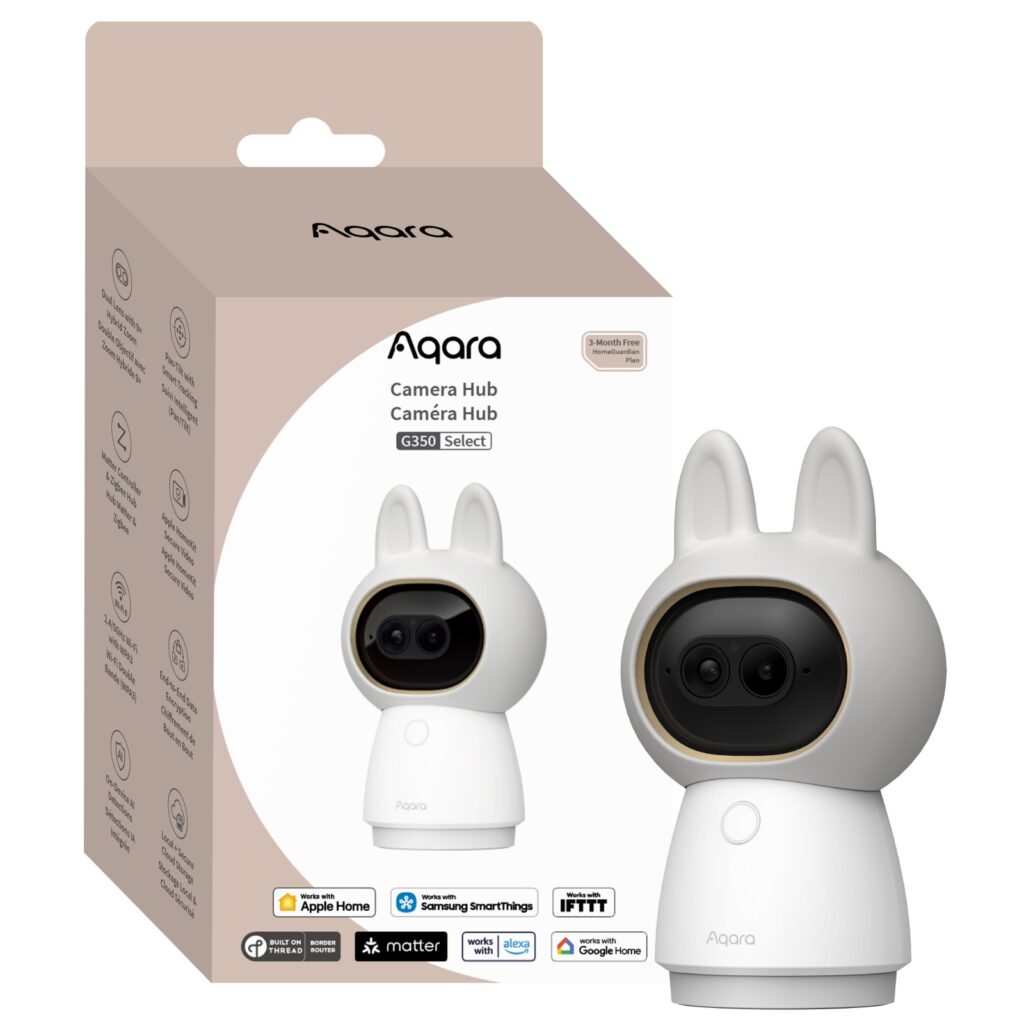 Kamera wewnętrzna Aqara Hub G350 4K Wi-Fi / Matter/ Zigbee / Thread / Bluetooth