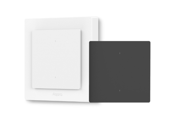 Aqara Light Switch H2 Przełącznik 2 przyciski, 1 kanał Bluetooth, WiFi, Matter, Thread